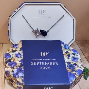 Stunning Blue and Silver Necklace by B